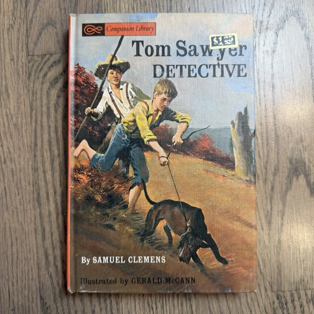 Tom Sawyer Detective by Samuel‎ Clemens 1965 Companion Library Grosset & Dunlap